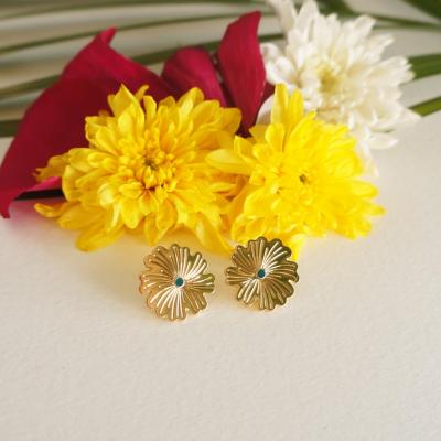 Boucles d'oreilles petites fleurs