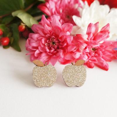 Boucles d'oreilles Pommes 1