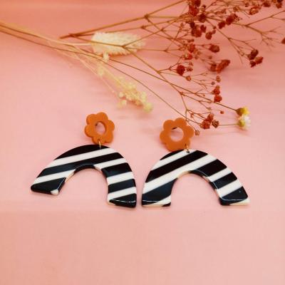 Boucles d oreilles acetate