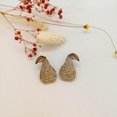 Boucles d'oreilles Poires