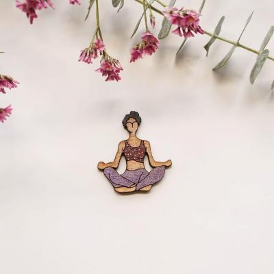 Broche yoga le lotus