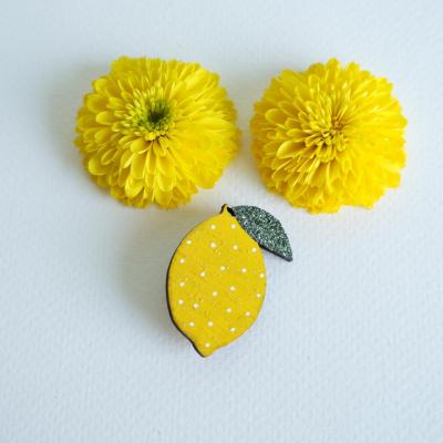 Broche citron