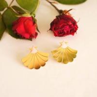 Grandes bo coquilles emaillees roses